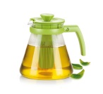Чайник TEO 1.25л, с ситечками для заваривания, зеленый